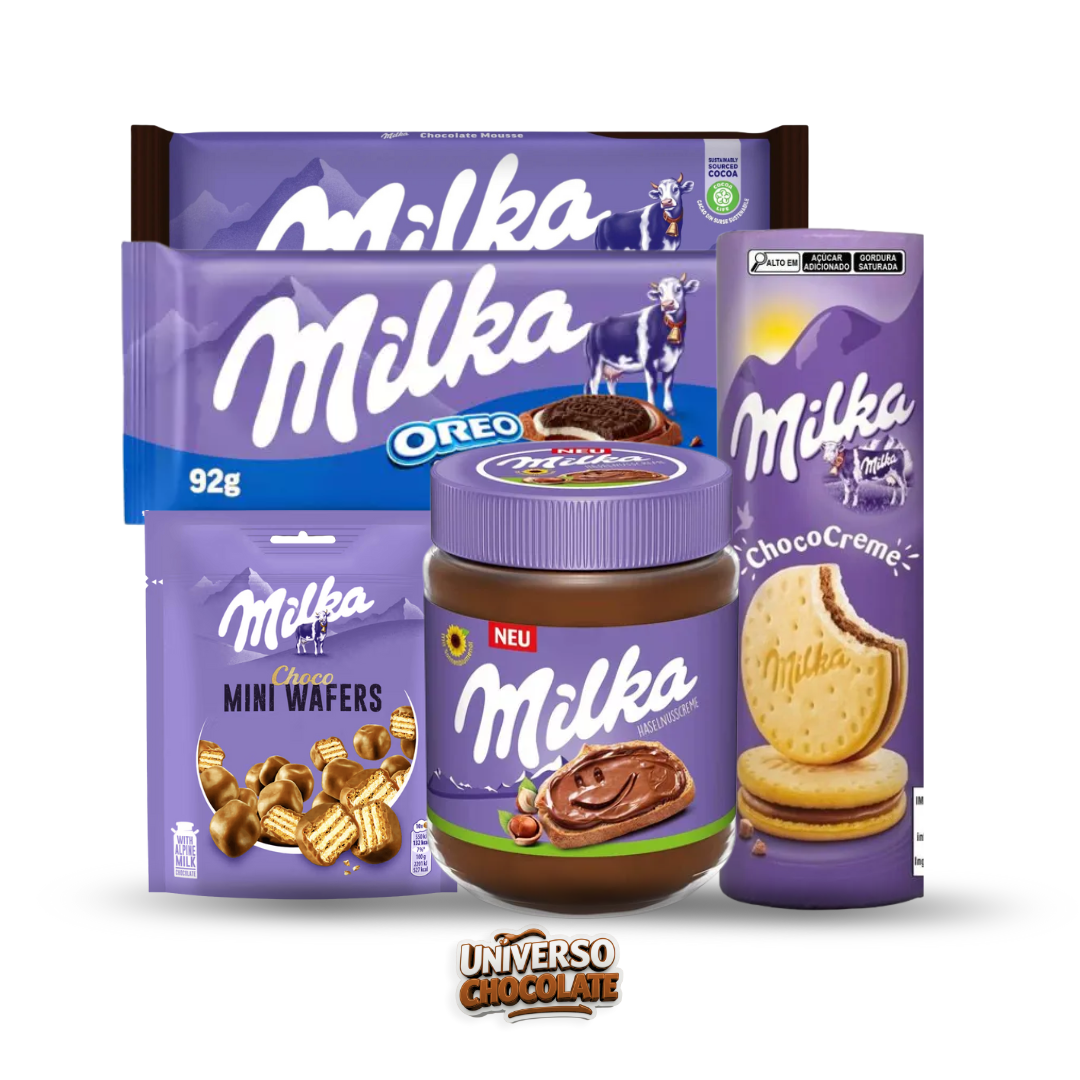 Combo Milka – Kit com 5 chocolates Milka